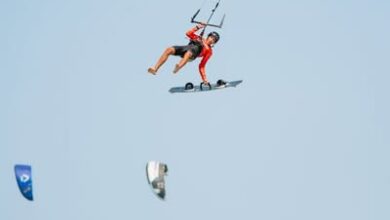 انطلاق مهرجان الجونة للألعاب المائية "wakeboard kite surf" في نسخته الخامسة