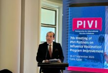 افتتاح المؤتمر السابع للشراكة من أجل المبادرات الدولية للقاحات (PIVI) في القاهرة