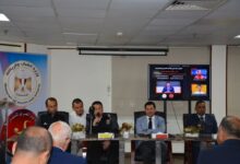 صبحي يشهد المؤتمر الصحفي للاتحاد المصري للمصارعة للإعلان عن التعاقد مع المديرين الفنيين الاجانب