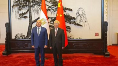 الوزير يلتقي نائب رئيس مجلس الدولة الصيني المختص بقطاعي النقل والصناعة وبحضور وزير الصناعة الصيني