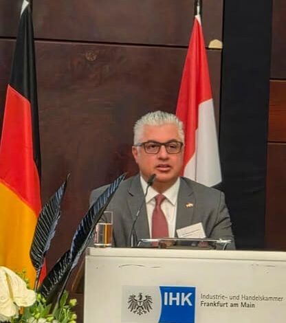 جمال الدين يلتقي مسؤولين ومستثمرين ألمانيين لتعزيز فرص الشراكة والتعاون الثنائي