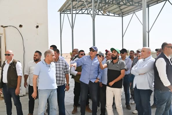 الدكتور سويلم يتفقد الموقف التنفيذى لـ "مشروع تنمية جنوب الوادى"