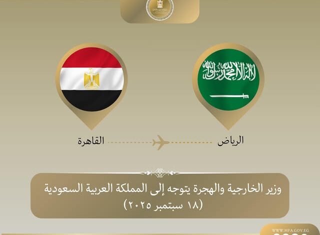 وزير الخارجية يتوجه إلى السعودية