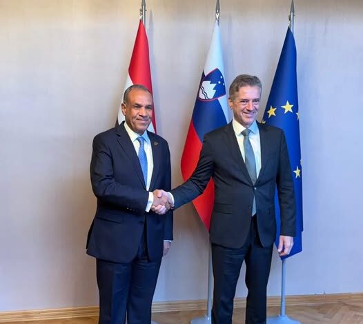 وزير الخارجية يلتقي رئيس وزراء سلوفينيا لبحث سبل تعزيز التعاون الثنائي