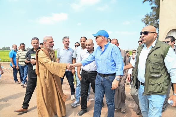 وزير الري يتفقد حالة المنظومة المائية بمحافظة الشرقية ويلتقي عدد من المنتفعين على ترعة بحر فاقوس