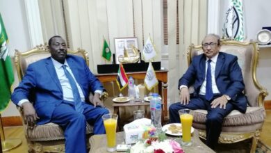 الأمين العام لمجلس الوحدة الاقتصادية العربية يستقبــل وكيل وزارة المالية والتخطيط الاقتصادي بالسودان