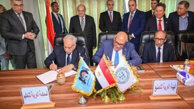 رئيس مجلس الشيوخ يشهد توقيع مذكرة للتفاهم بين الهيئة العربية للتصنيع والمحكمة العربية للتحكيم
