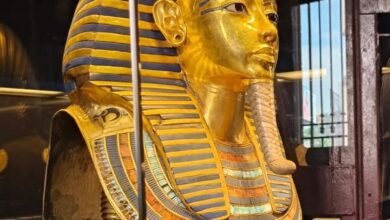 غلق قاعة توت عنخ آمون بالمتحف المصري بالتحرير لنقل آخر مقتنياتها إلى المتحف المصري الكبير تمهيداً لافتتاحه