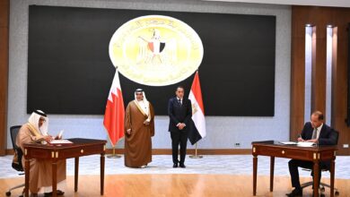 مدبولي وولي عهد مملكة البحرين يشهدان توقيع 8 وثائق في مجالات تخدم تعزيز أوجه التعاون الثنائي بين الجانبين