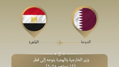 وزير الخارجية يتوجه إلى الدوحة