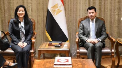 وزير الشباب يستقبل الممثلة المقيمة الجديدة لبرنامج الأمم المتحدة الإنمائي UNDP في مصر