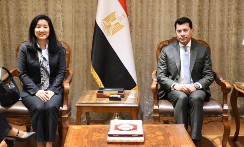 وزير الشباب يستقبل الممثلة المقيمة الجديدة لبرنامج الأمم المتحدة الإنمائي UNDP في مصر