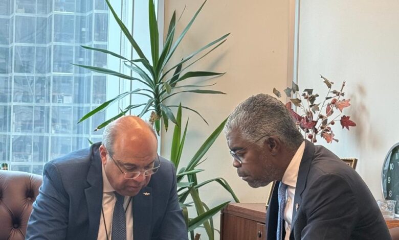 وزير الطيران يبحث مع نظيره الأنجولي سُبل تعزيز التعاون في مجالات الطيران المدنى المختلفة