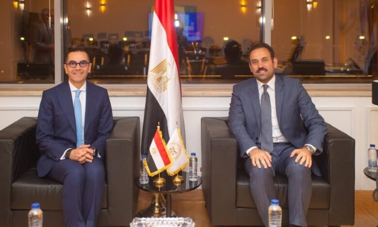 الخطيب يبحث مع الرئيس التنفيذي لجهاز مستقبل مصر للتنمية المستدامة التعاون