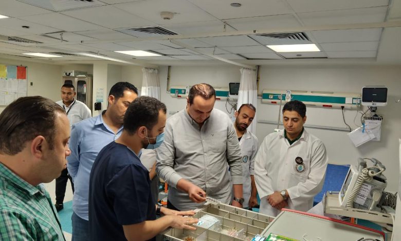 السبكي يتفقد المنشآت الصحية التابعة للهيئة بجنوب سيناء للاطمئنان على جاهزية المستشفيات