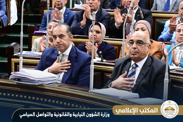 المستشار محمود فوزي يحضر جلسة مجلس النواب لمناقشة تقرير اللجنة العامة