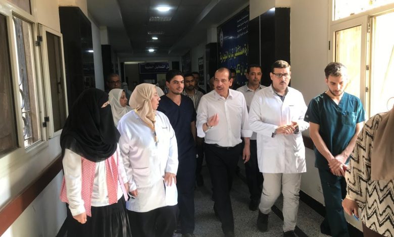 نائب وزير الصحة يتفقد مستشفى النوبارية المركزي لمتابعة انتظام العمل وتوافر الخدمات الطبية