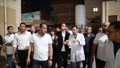 نائب وزير الصحة يجري جولة ليلية مفاجئة على مستشفيي بسيون المركزي وحميات بسيون بمحافظة الغربية