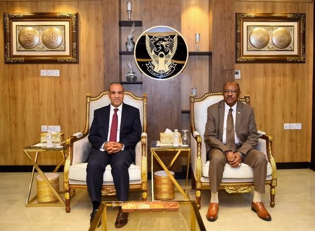 وزير الخارجية يلتقي وزير الخارجية والتعاون الدولي السوداني