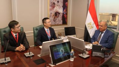 وزير الكهرباء يبحث مع شركة هواوي الصينية العمل المشترك