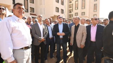 الشربيني يتفقد الطرق والمحاور ووحدات الإسكان الأخضر بـ سكن لكل المصريين