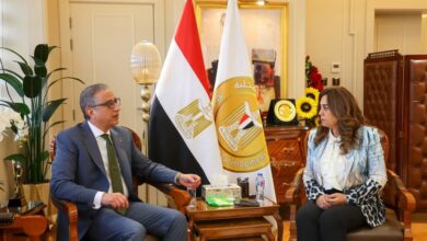 وزيرة التنمية المحلية والقائم بأعمال وزير البيئة تبحث مع محافظ الفيوم الموقف التنفيذي للمشروعات التنموية والخدمية