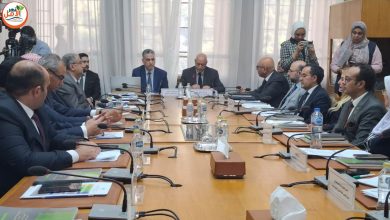 السفير أحمد خطابي يلقي كلمة افتتاح الملتقى السنوي الثالث لمراكز الفكر في الدول العربية