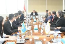 الشربيني يلتقي وفداً من شركة جيانجسو فينجاي الصينية لبحث فرص التعاون بملف تحلية مياه البحر