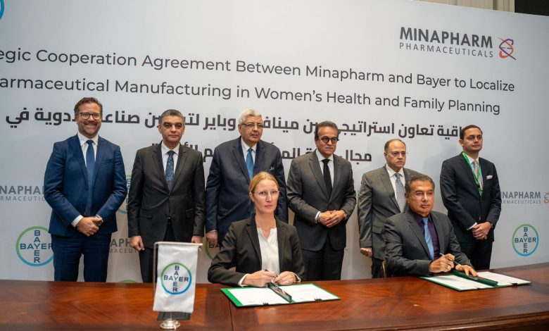 مينافارم وباير تُعلنان تحالف استراتيجي لتوطين التصنيع ونقل تكنولوجيا الدواء