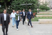 هنو يتفقد مشروع إعادة إحياء حديقة الأزبكية التراثية ويشدد على الإسراع في تطوير مدخل المسارح