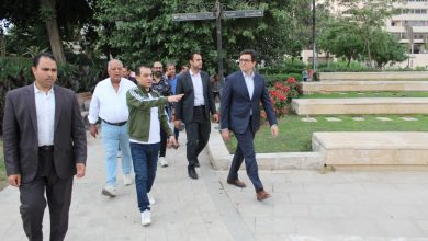 هنو يتفقد مشروع إعادة إحياء حديقة الأزبكية التراثية ويشدد على الإسراع في تطوير مدخل المسارح