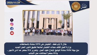 وزارة العمل تُكثّف حملات التفتيش لمتابعة تطبيق قانون العمل الجديد