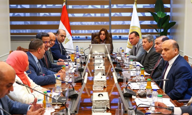 وزيرة التنمية المحلية تعقد اجتماعاً لمتابعة جهود التنسيق مع وزارة المالية