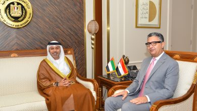 وزير التموين يستقبل السفير حمد الزعابي سفير دولة الإمارات لبحث سبل التعاون المشترك