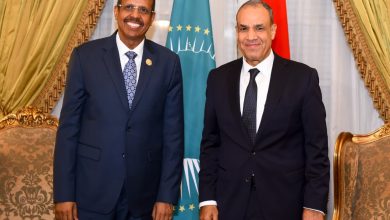 وزير الخارجية يلتقي رئيس مفوضية الاتحاد الأفريقي