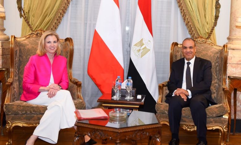 وزير الخارجية يلتقي وزيرة خارجية النمسا