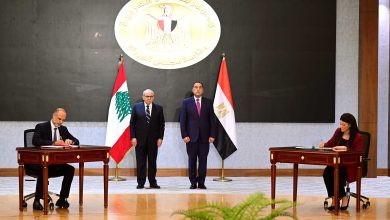 رئيسا وزراء مصر ولبنان يشهدان توقيع عدد من مذكرات التفاهم