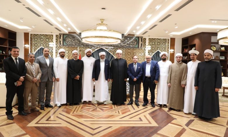 مفتي الجمهورية يستقبل الأمين العام لرابطة الجامعات الإسلامية
