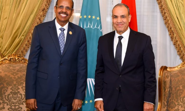 وزير الخارجية يلتقي رئيس مفوضية الاتحاد الأفريقي