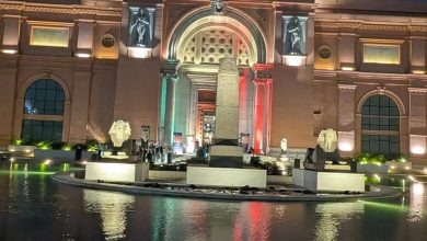 افتتاح المعرض الفني الدولي من البردي الأخضر إلى الفن الخالد بالمتحف المصري بالتحرير