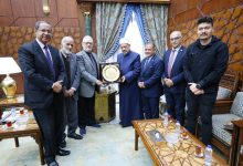 الإمام الأكبر خلال استقباله وفد الاتحاد العربي للتنمية… الأزهر شريك في دعم القضايا البيئية والتنموية