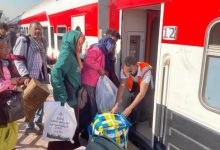 سكك حديد مصر تُسير الرحلة (41) لنقل الأشقاء السودانيين ضمن مشروع العودة الطوعية