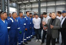 فريق أسامة ربيع يُتابع مستجدات أعمال بناء الوحدات البحرية المختلفة