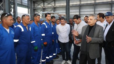 فريق أسامة ربيع يُتابع مستجدات أعمال بناء الوحدات البحرية المختلفة