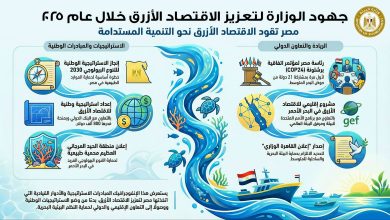 ︎وزيرة التنمية المحلية والقائم بأعمال وزير البيئة تستعرض تقريرًا حول الاقتصاد الأزرق كطريق للتنمية المستدامة