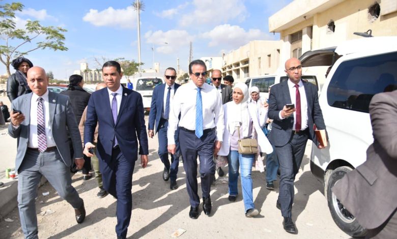 وزير الصحة يتفقد مستشفى 6 أكتوبر المركزي ويوجه باستكمال أعمال التطوير في كافة الأقسام
