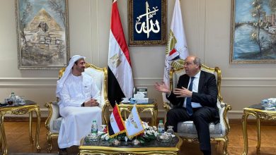 وزير الطيران يبحث مع رئيس مجموعة أبوظبي للطيران