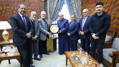 الإمام الأكبر خلال استقباله وفد الاتحاد العربي للتنمية… الأزهر شريك في دعم القضايا البيئية والتنموية