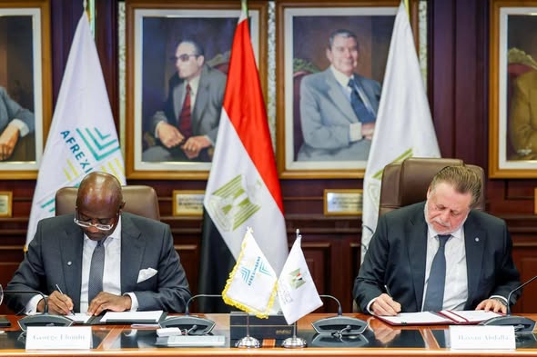 البنك المركزي المصري وبنك التصدير والاستيراد الإفريقي يوقعان مذكرة تفاهم لإنشاء بنك للذهب في مصر