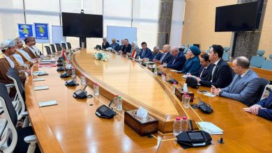 نائب رئيس مجلس الوزراء للتنمية الصناعية يلتقي وزير التجارة والصناعة وترويج الاستثمار العماني